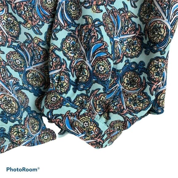 DR2 Multi Color Floral‎ Peasant Blouse Long… - Picture 4 of 6